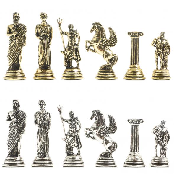 Шахматы &amp;quot;Подвиги Геракла&amp;quot; доска 28х28 см из камня мрамор 122701